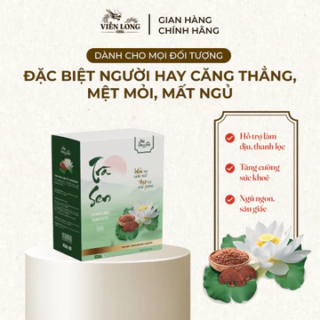 [CHÍNH HÃNG] Trà Sen Gạo Lứt Linh Chi Viễn Long Herbal- Trà Thảo Mộc Hỗ Trợ Giữ Dáng, Thanh Lọc Cơ Thể