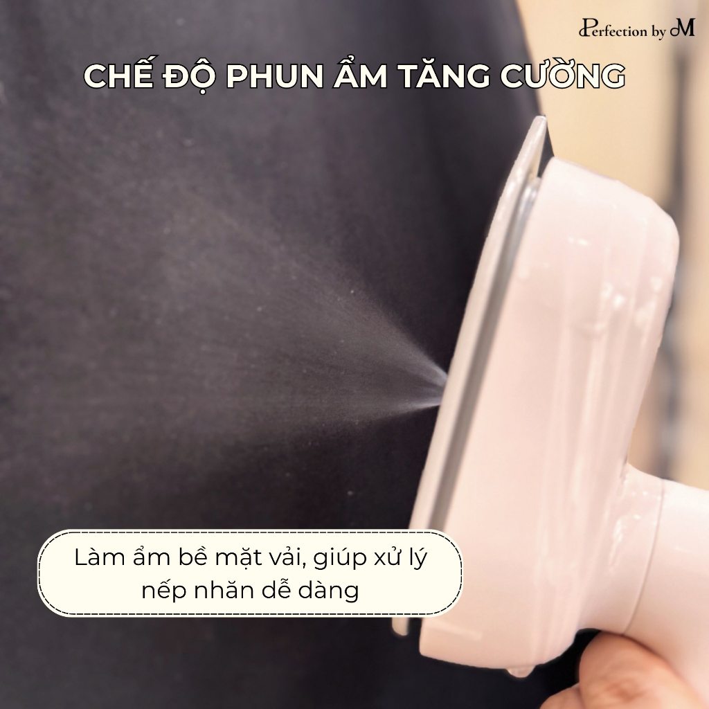 Bàn Là Phun Ẩm Mini M-Styler Hàn Quốc – Nhỏ Gọn, Du Lịch, Là Mọi Ngóc Ngách, Chứng Nhận KC An Toàn