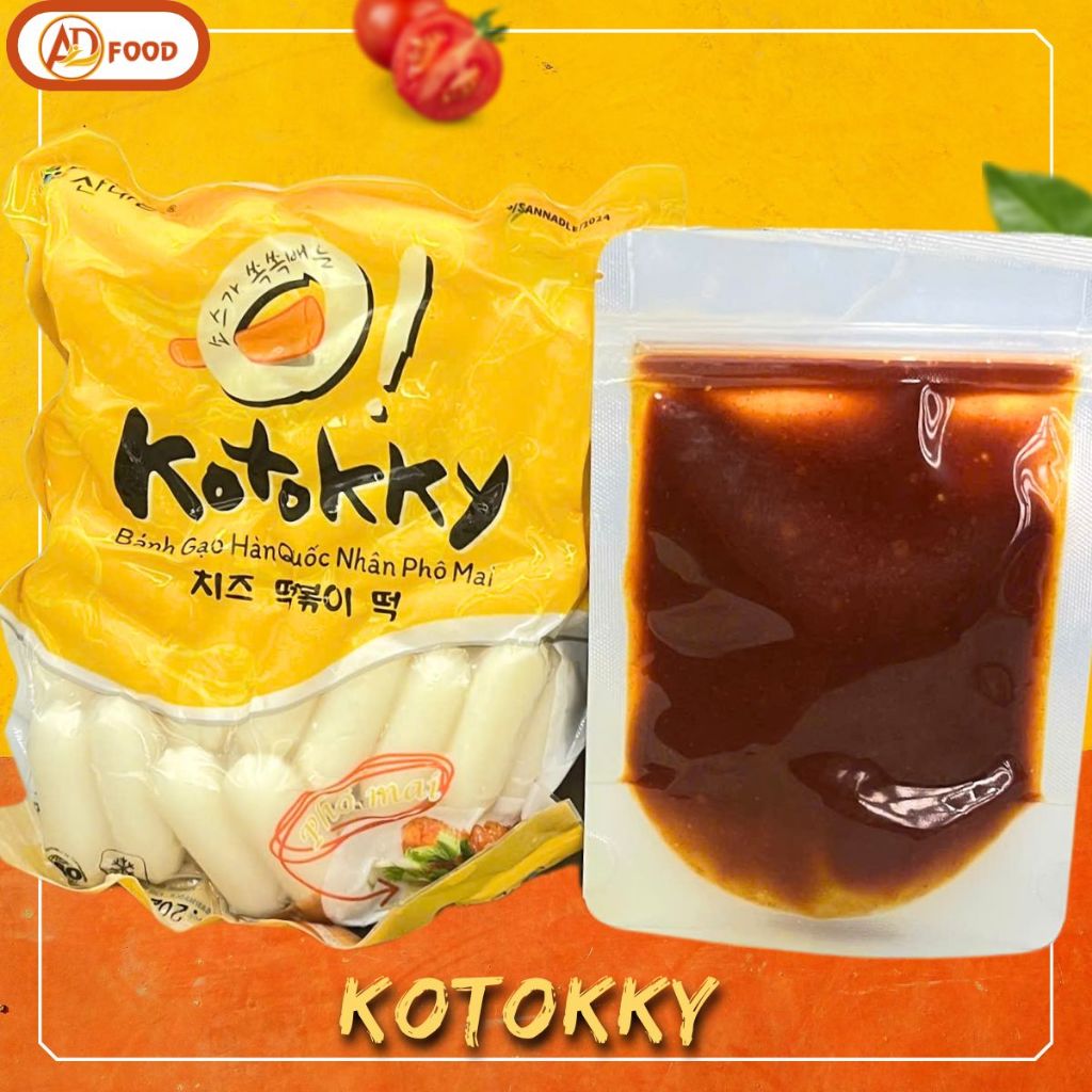 COMBO 500g BÁNH GẠO NHÂN PHÔ MAI KÈM 100G NƯỚC SỐT