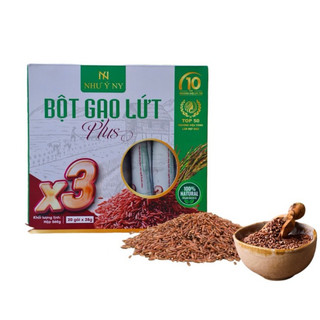 Bột gạo nứt Như Ý plus x3 hỗ trợ giảm cân, lợi sữa, thay thế bữa ăn hiệu quả