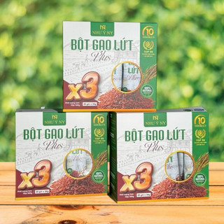 Bột gạo nứt Như Ý plus x3 hỗ trợ giảm cân, lợi sữa, thay thế bữa ăn hiệu quả