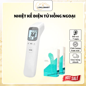Nhiệt Kế Điện Tử Hồng Ngoại Đa Năng- Đo Thân Nhiệt, Nhiệt Độ Sữa, Nhiệt Độ Phòng, Nước Tắm Cho Bé