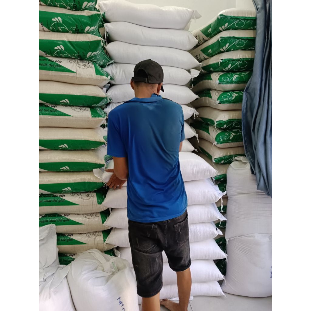 5kg gạo Jasmine xát dối - gạo tươi xát mới, giàu vitamin & các nguyên tố vi lượng - tốt cho người tiểu đường.