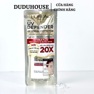 Kem chống nắng Loreal UV Defender Serum Protector Invisinle Fluid SPF50/ PA++++ 50ml