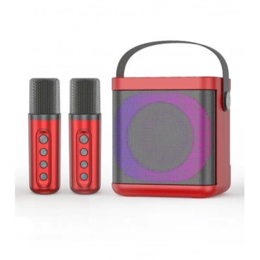 Loa Bluetooth Karaoke Kèm 2 Mic YS-307 Không Dây, Âm Thanh Siêu Hay, Bảo Hành 24 Tháng