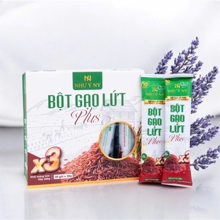 Bột gạo lứt Như Ý plus x3 hộp 20 gói hỗ trợ chế độ ăn kiêng, giảm cân, giảm mỡ hiệu quả