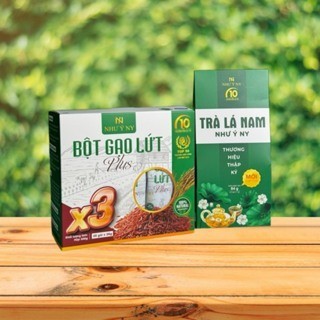 Bột gạo lứt Như Ý plus x3 hộp 20 gói hỗ trợ chế độ ăn kiêng, giảm cân, giảm mỡ hiệu quả