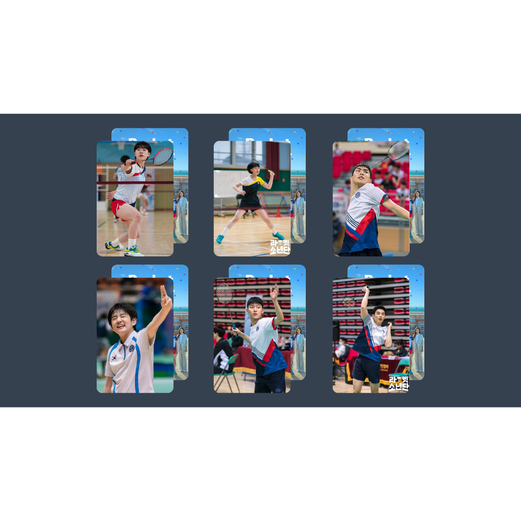 set card bo góc "Đội cầu lông thiếu niên"-Racket boys