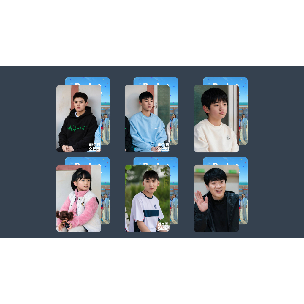 set card bo góc "Đội cầu lông thiếu niên"-Racket boys