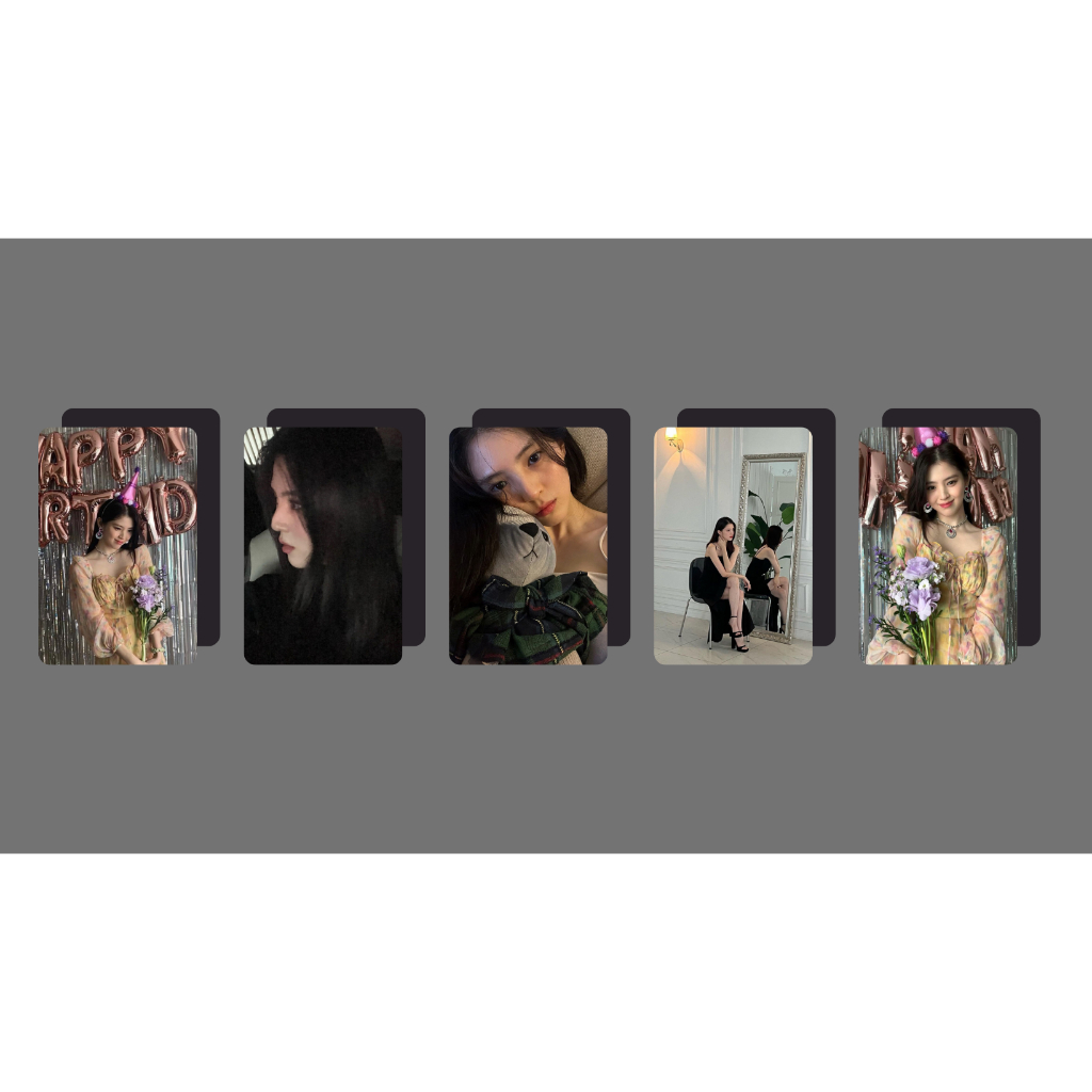 set card bo góc diễn viên Han So Hee