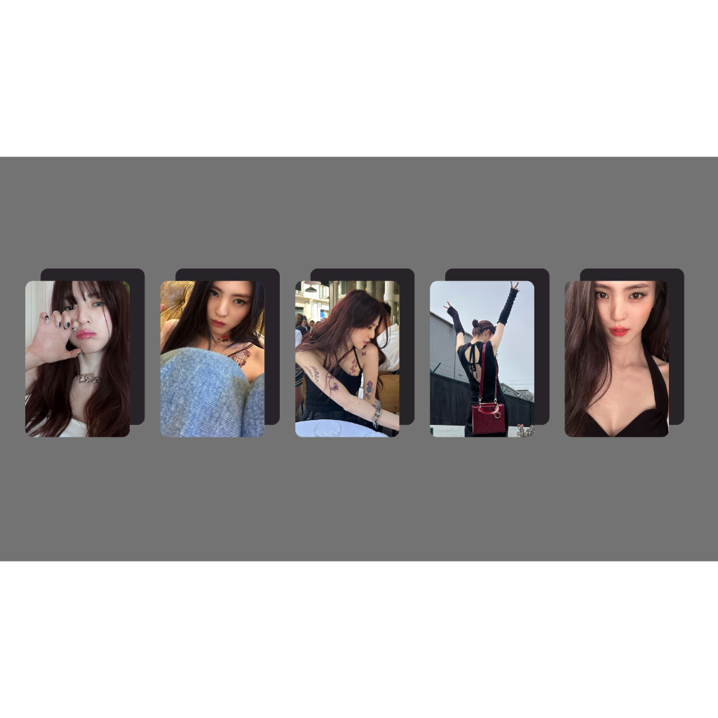 set card bo góc diễn viên Han So Hee