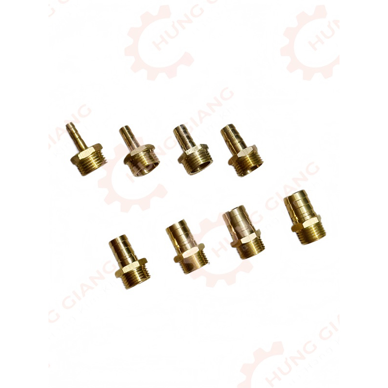 10CÁI Nối ren ngoài 21 ra Búp đồng 6,8, 10, 12, 14,16,18,21