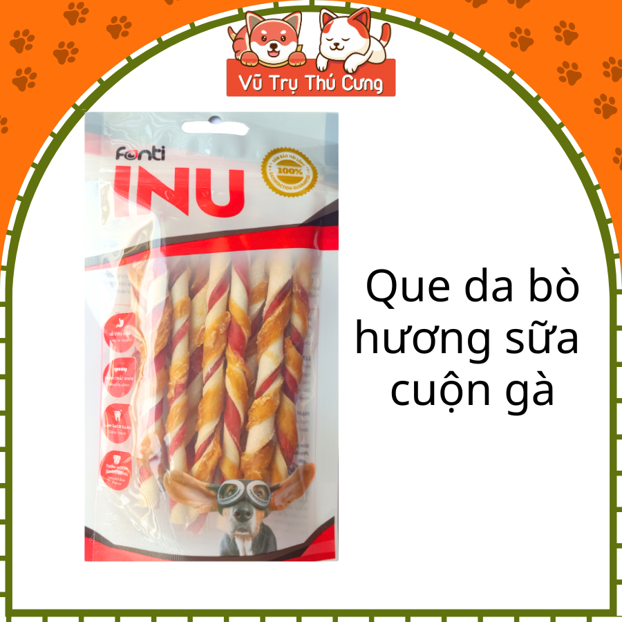 Xương Gặm Cho Chó Sạch Răng, Giàu Dinh Dưỡng Fonti Inu