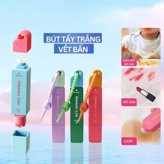 Bút Tẩy Vết Bẩn Quần Áo 2in1 Elephant Kiss | Bút Tẩy Quần Áo Cầm Tay Mini Tẩy Dầu Mỡ Cafe Son Môi