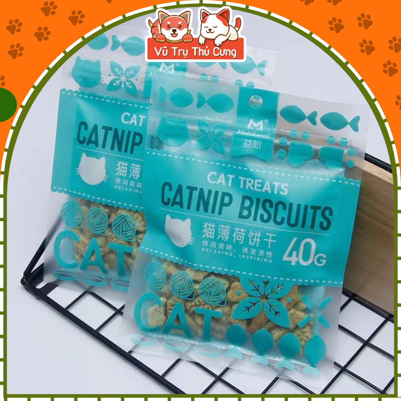 (Combo 6 Gói) Bánh Cỏ Mèo Tiêu Búi Lông MatchWell 40g