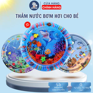 Thảm Nước, đệm nước loại to 100x100 Cho Bé chơi, nằm. thương hiệu GutyKids Phát Triển Vận Động & Giác Quan Toàn Diện