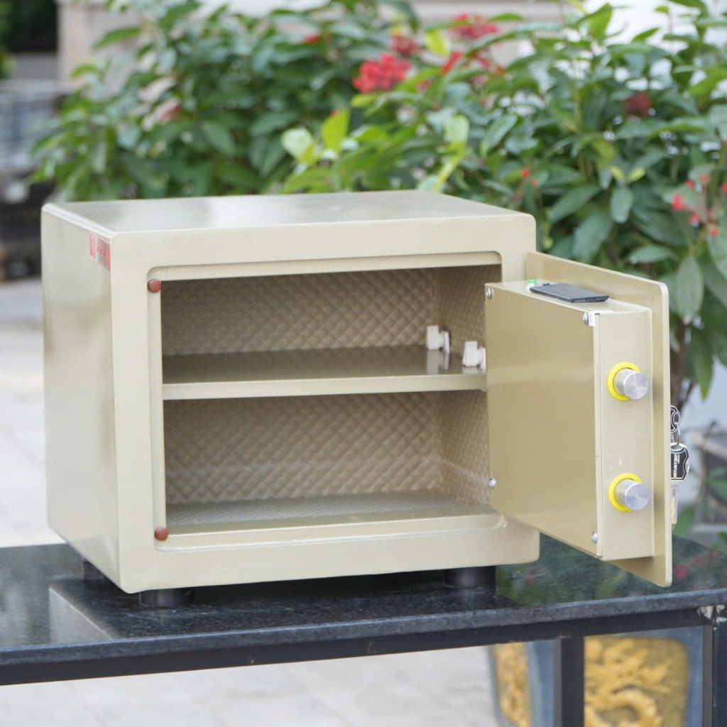 Két Sắt Mini Thông Minh Việt Tiệp KVTM36 Vân Tay Điện Tử Kết Nối Điện Thoại Cao Cấp Chính Hãng
