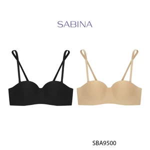 Combo 2 Áo Lót Cúp Ngang Mút Dày Siêu Nâng Ngực Không Gọng Màu Trơn Doomm Doomm Body Bra By Sabina SBA9500