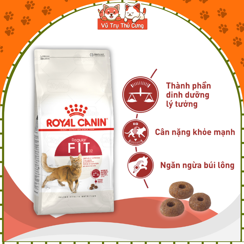 Hạt cho Mèo trưởng thành Royal Canin Fit32 (400g)