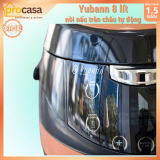 Nồi nấu trân châu tự động Yubann 8 lít - nấu 1.2 kg trân châu