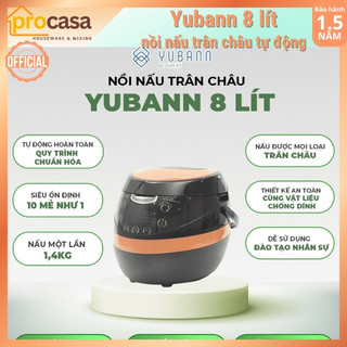 Nồi nấu trân châu tự động Yubann 8 lít - nấu 1.2 kg trân châu