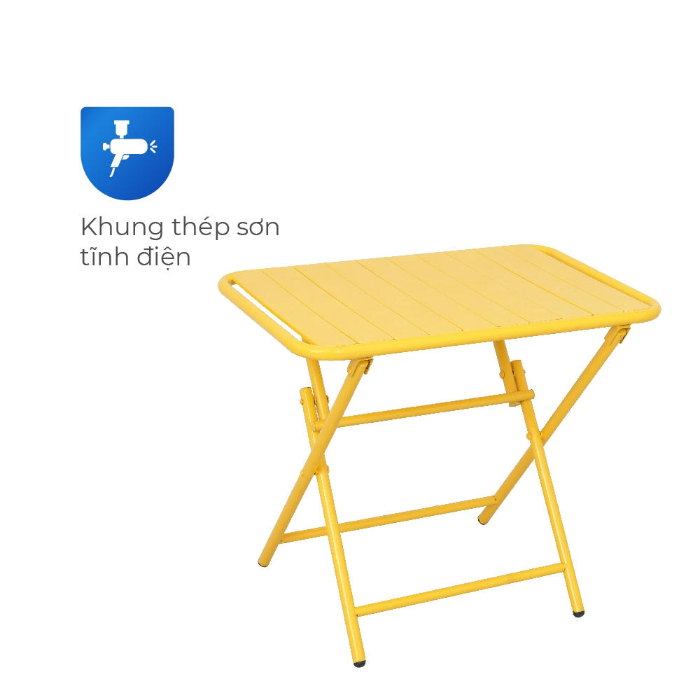 [HỎA TỐC] Bàn cà phê Beto Win QUI PHÚC, khung thép sơn tĩnh điện, gấp gọn linh hoạt, chắc chắn