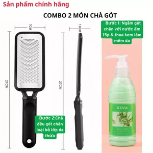 Cây Chà Gót Chân + Kem Mềm Da Chuyên Dụng Cho Các Tiệm Nail và Spa