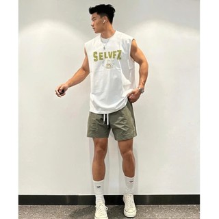 Áo TankTop Phối Chữ FELVFZ  Xanh Lá 2 Mặt Trẻ Trung Sành Điệu Chất Liệu Cotton Mùa Hè Thoáng Mát Mền Mịn