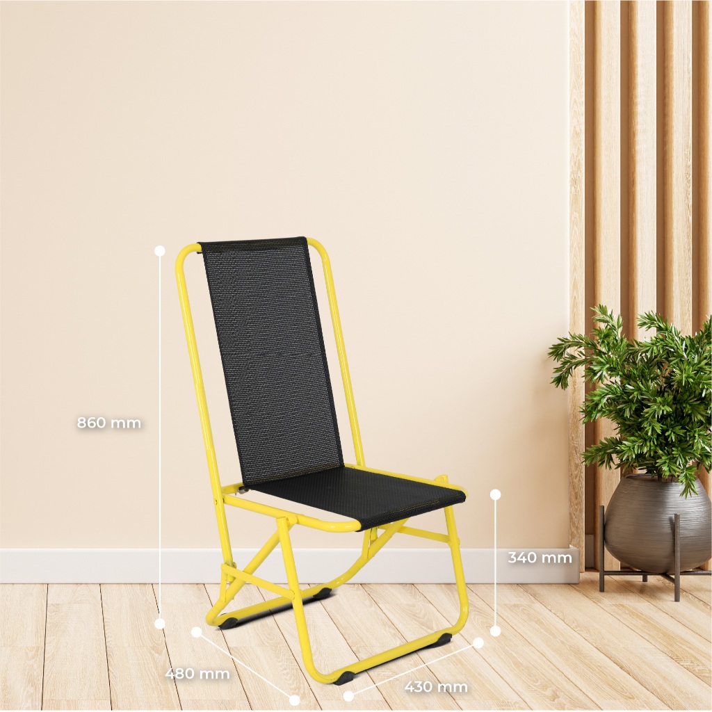 Ghế cà phê Win QUI PHÚC, lưng lưới cao, nâng đỡ tốt, thoáng khí, thoải mái, gấp gọn linh hoạt, dễ sử dụng