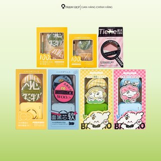 Bông Mút Trang Điểm Kem Nền Amortals Siêu Mềm Dễ Tán Kèm Hộp Đựng (2 Cái/set)
