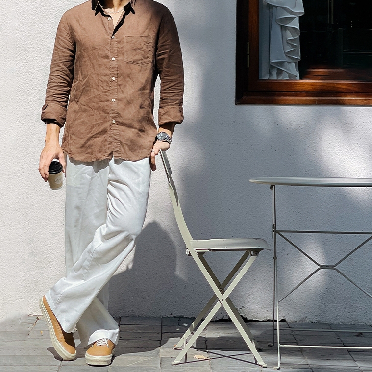 Quần Suông Ống Rộng Nam Nữ Vải Linen Unisex Dài Phom Relax Thoáng Mát Thoải Mái Thời Trang Cao Cấp D26