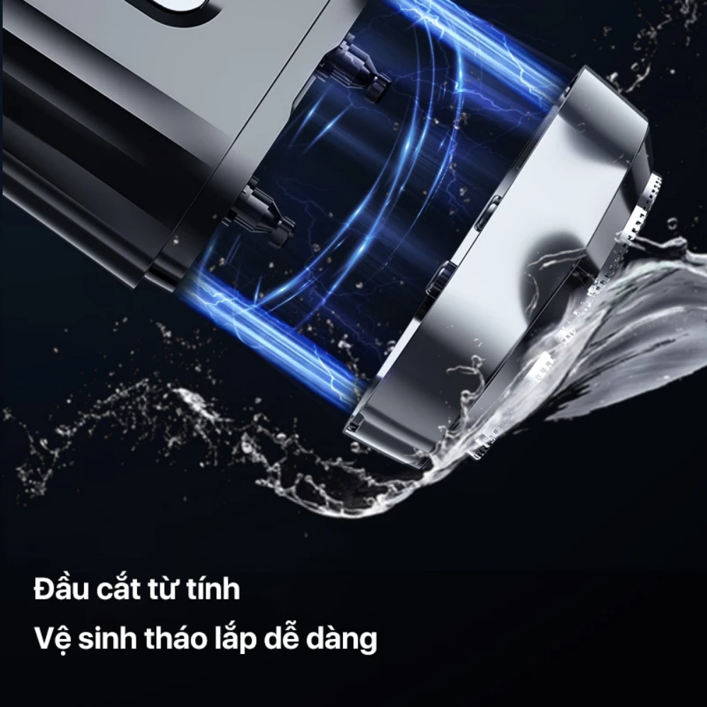 Máy Cạo Râu Enchen Mini 6 Với Lưỡi Dao Kép Mỏng, Chống Nước IPX7, Pin Sử Dụng Đến 2 Tháng