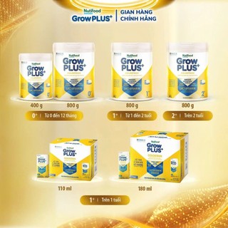 Sữa Bột GrowPLUS+ Colostrum Lactoferrin Nutifood Hỗ Trợ Đề Kháng Và Tiêu Hóa Cho Bé Lon 800g