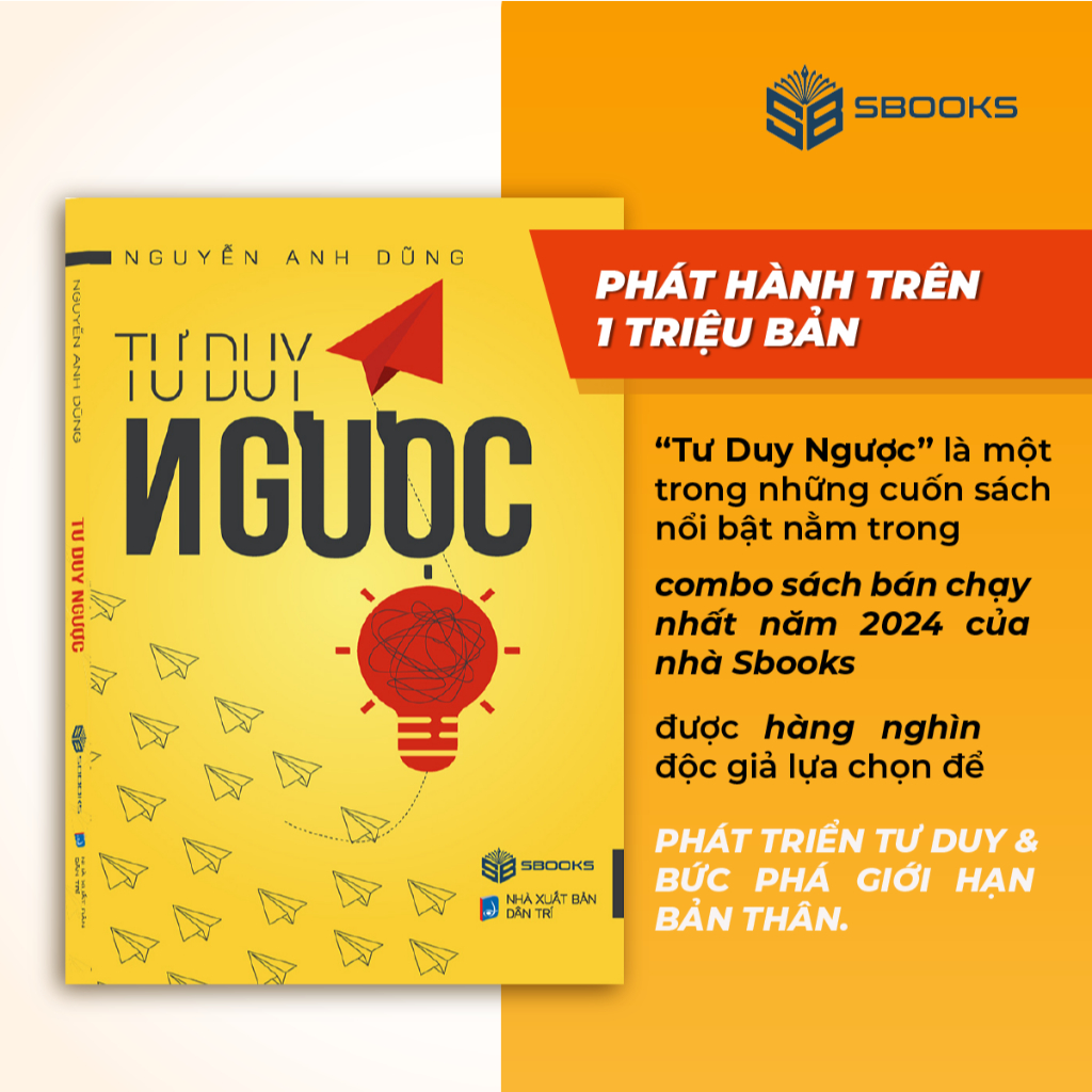 Sách - Tư Duy Ngược (Nguyễn Anh Dũng) - Sbooks Store