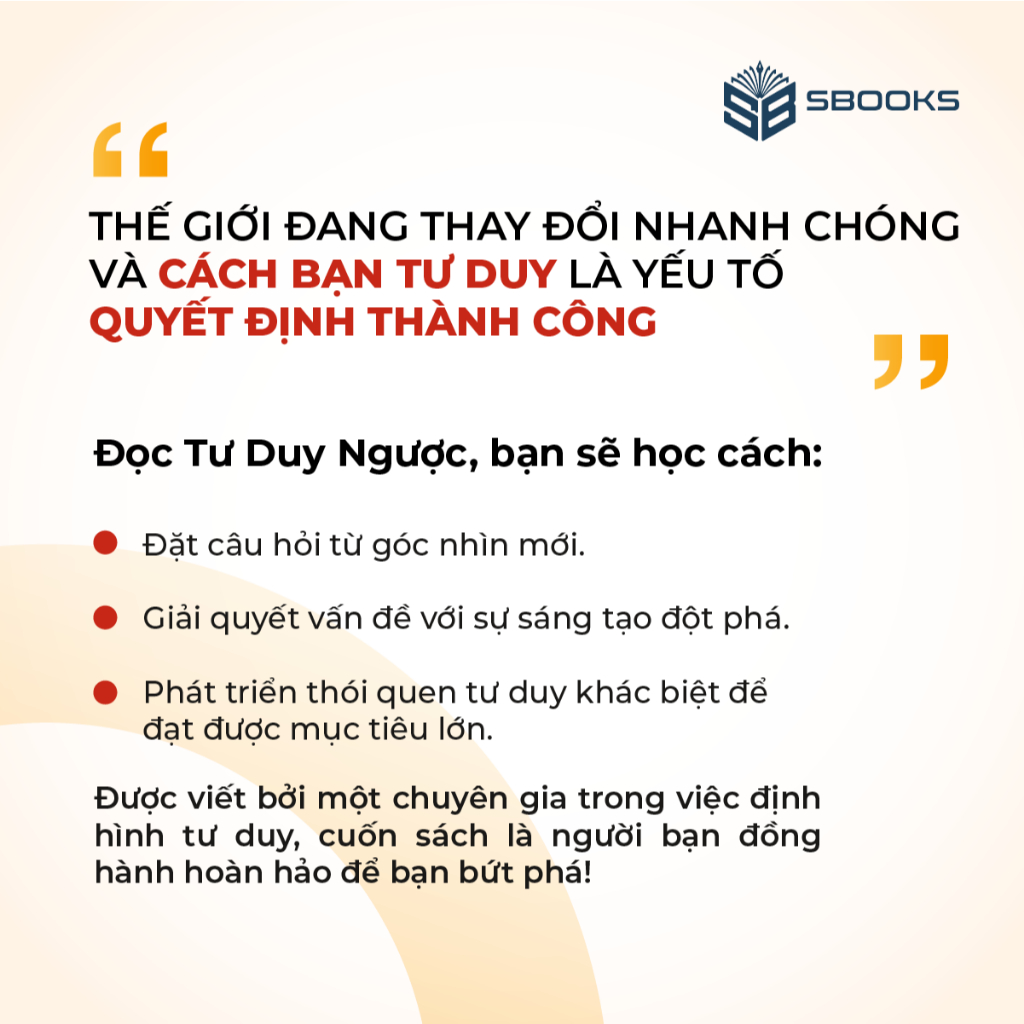 Sách - Tư Duy Ngược (Nguyễn Anh Dũng) - Sbooks Store
