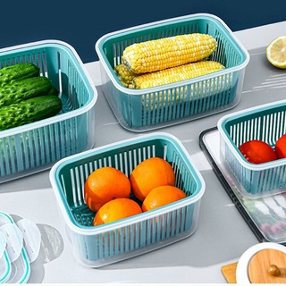 Hộp Đựng Đồ Bảo Quản Tủ Lạnh 5803 - Bộ Set 5 Rổ Hộp Đựng Đồ Tủ Lạnh Đa Năng Thông Minh Cao Cấp CamCamHome