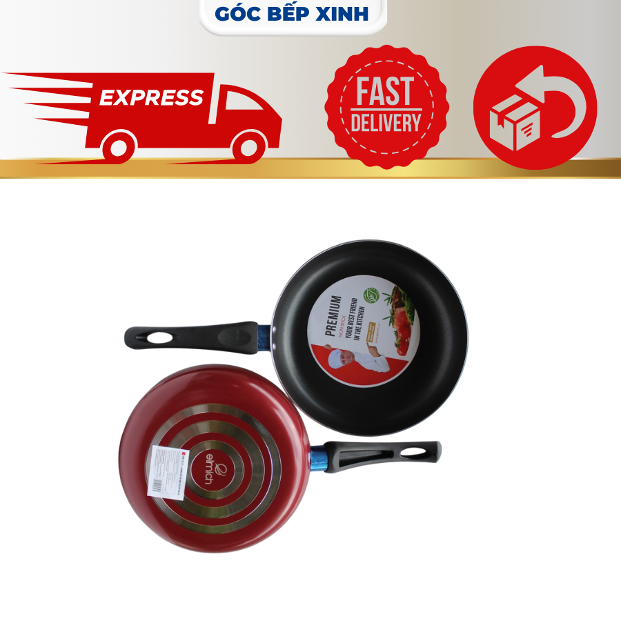 CHẢO CHỐNG DÍNH ELMICH 24CM (hong sài được bếp từ)