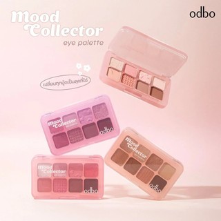 Bảng Phấn Mắt Và Má Hồng ODBO Mood Collector OD2030 Và Eye Blush Crush ODS04 Nhiều Tông Màu Dễ Dùng
