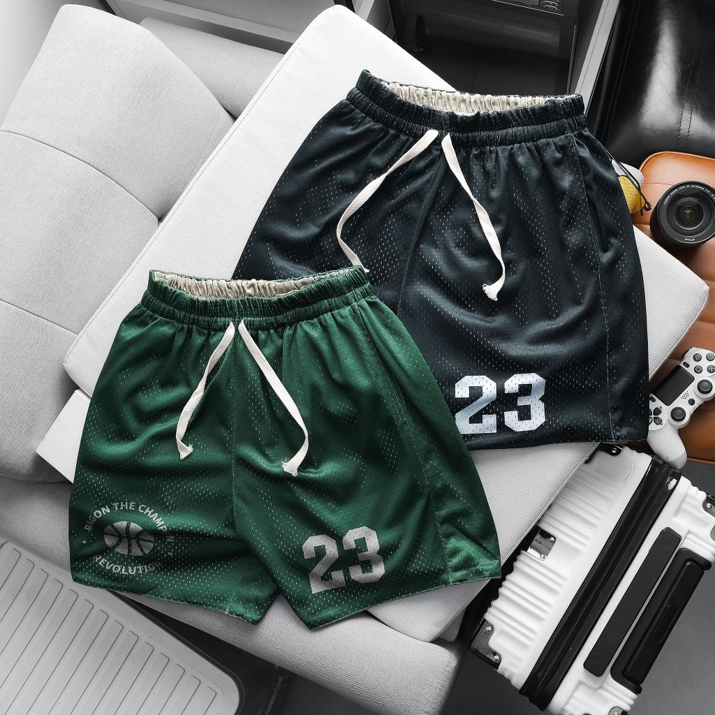 Quần bóng rổ Ragon mặt phong cánh jersey vải lưới, mesh, lussi thoáng mát - ACHANG Shop