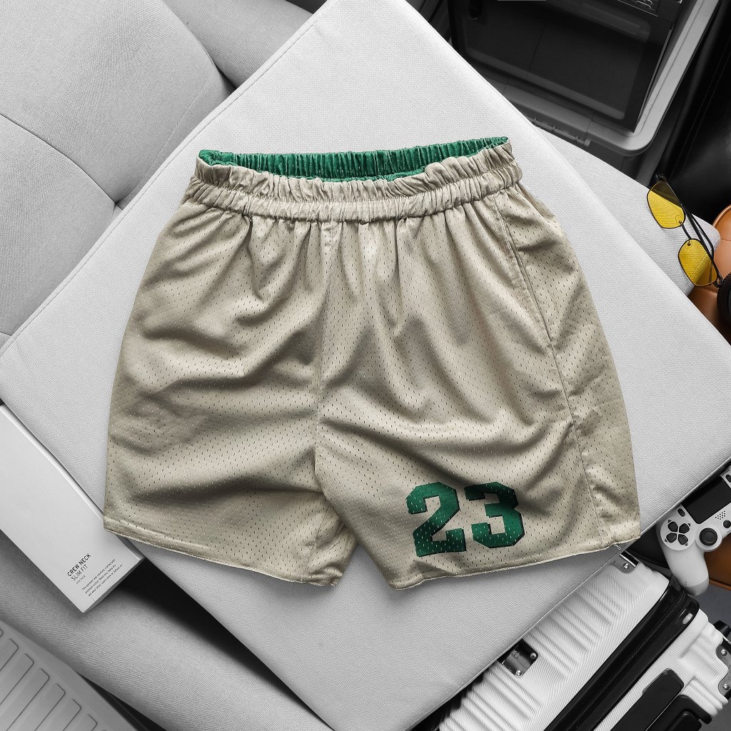 Quần bóng rổ Ragon mặt phong cánh jersey vải lưới, mesh, lussi thoáng mát - ACHANG Shop