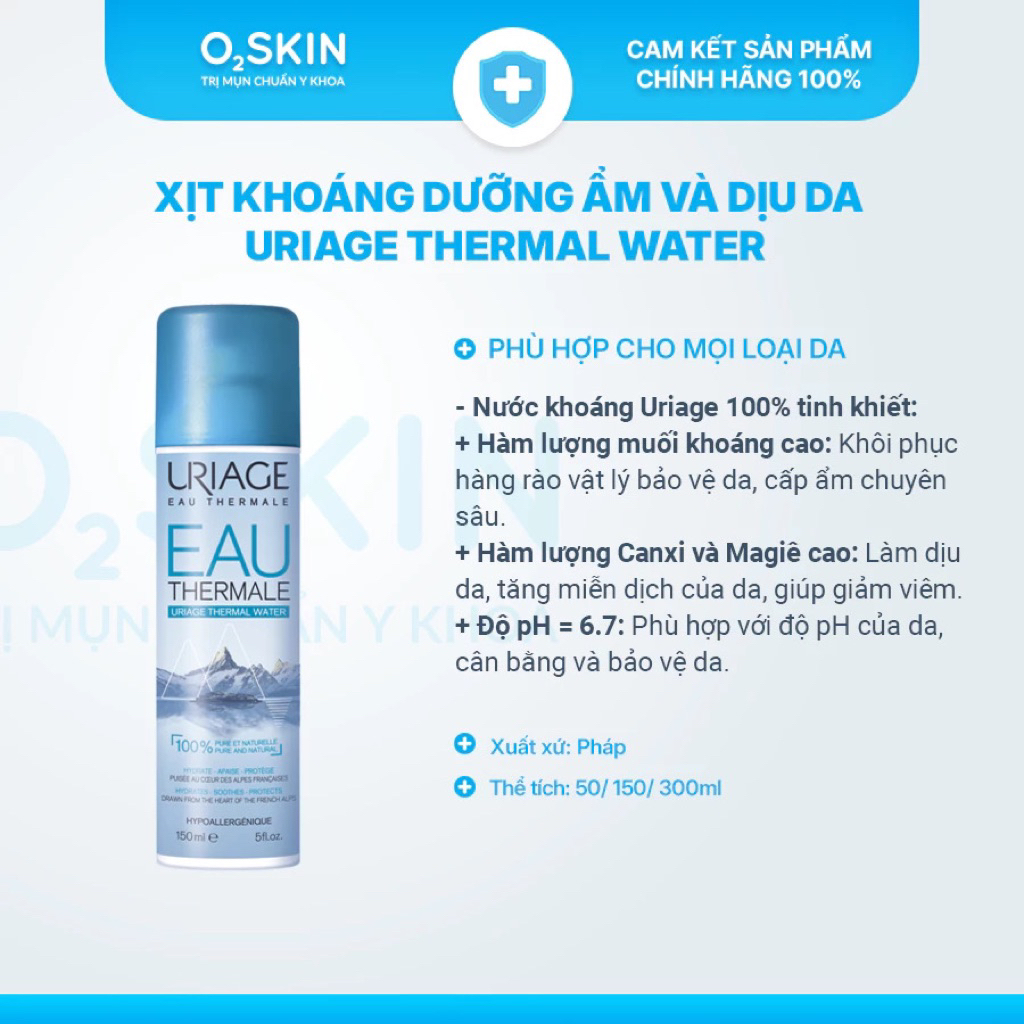 Full size Xịt khoáng Pháp Uriage 300ml