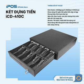 [Chính hãng] KÉT ĐỰNG TIỀN THU NGÂN iCD-410C - 10 NGĂN RJ11 - FREESHIP!