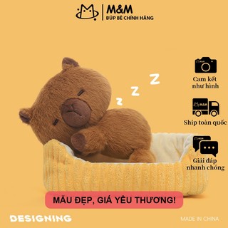 Gối búp bê Capybara lười đáng yêu dòng Thắng Nằm giao từ kho Hà Nội