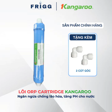 Lõi số 5 Nano Silver Kangaroo diệt khuẩn, chống tái nhiễm khuẩn cho nước Tặng kèm cút nối nhanh - Hàng chính hãng