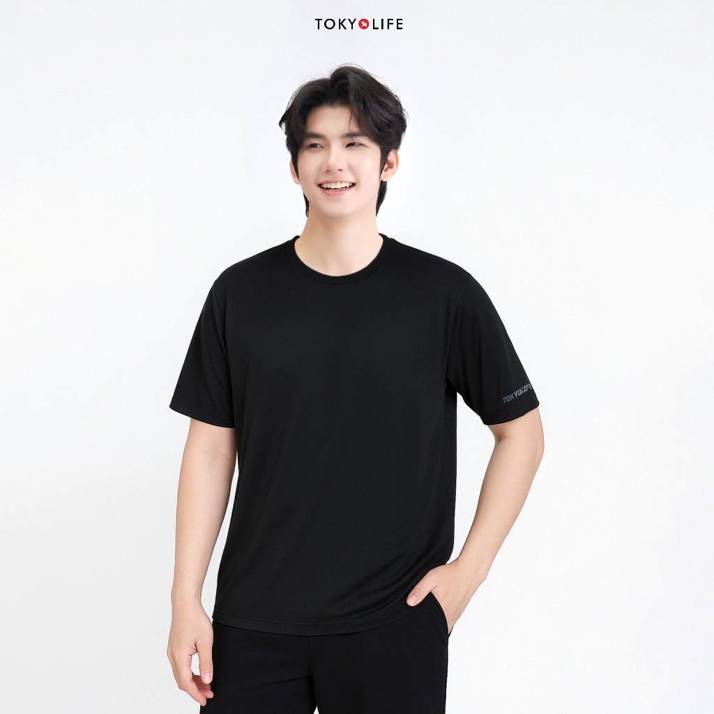 Áo Thun Nam Cổ Tròn Dáng Suông Phong Cách Thể Thao Năng Động Thoáng Khí 40004747 - TOKYOLIFE