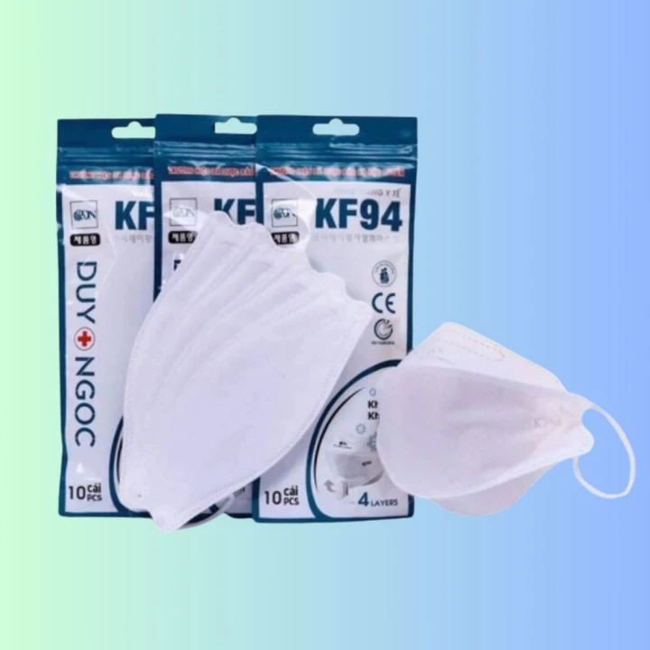 Khẩu trang An Tâm Mask KF 94 màu xám ,khẩu trang 4 lớp chống bụi chống nắng, chống tia UV cao cấp