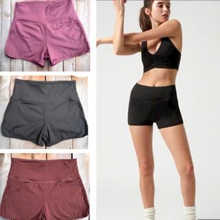 NHIỀU MÀU- Quần tập thể thao nữ dáng đùi hãng PACSUN, quần tập gym, yoga, pickleball vải co dãn 4 chiều tôn dáng