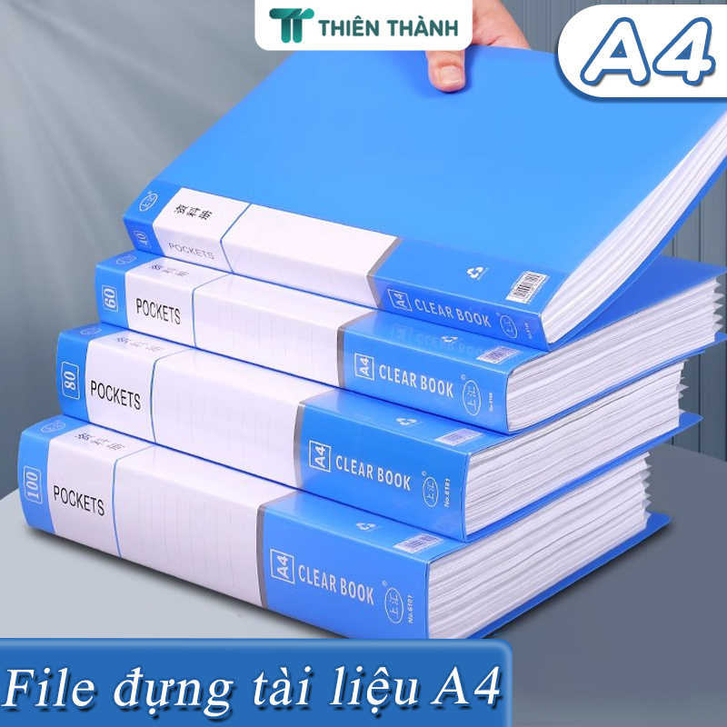 Tệp Đựng Tài Liệu A4 Chất Lượng Cao - File Lá Đựng Giấy Tờ, Bìa Cứng ...