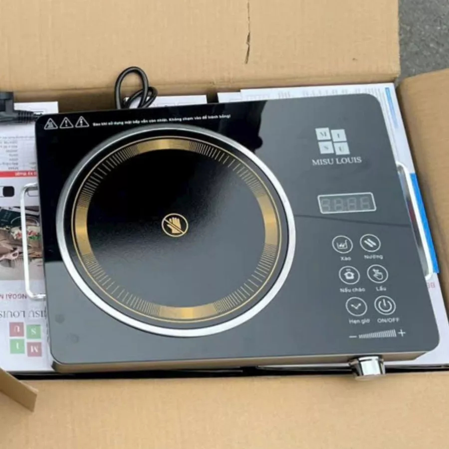 [ Cảm ứng Tiếng Việt ] Bếp hồng ngoại MISU LOUIS MS68 công suất 3500W không kén nồi, an toàn,tiết kiệm điện