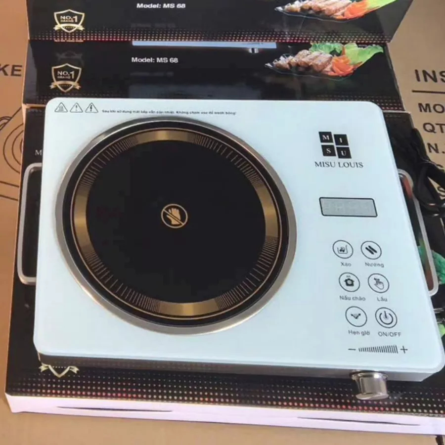 [ Cảm ứng Tiếng Việt ] Bếp hồng ngoại MISU LOUIS MS68 công suất 3500W không kén nồi, an toàn,tiết kiệm điện